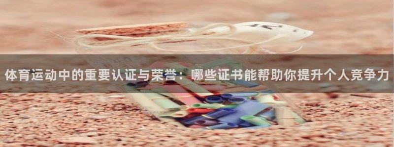 3377体育平台：体育运动中的重要认证与荣誉：哪些证书能帮助你提升个人竞争力